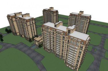 Sketchup住宅模型|小高层住宅，居住建筑，古典风格-BIM建筑网