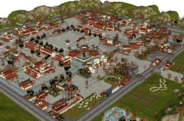 Sketchup古建筑模型|多层古城，中式风格，古建-BIM建筑网