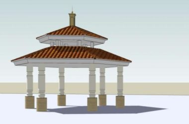Sketchup小品模型|亭子 古典风格 小品-BIM建筑网