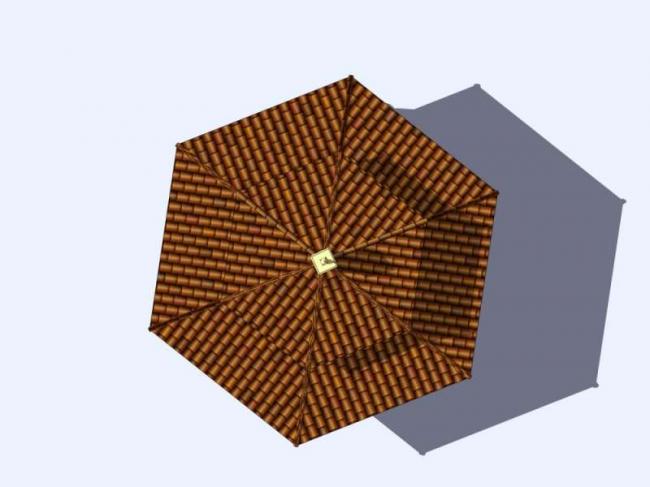 Sketchup小品模型|亭子 古典风格 小品