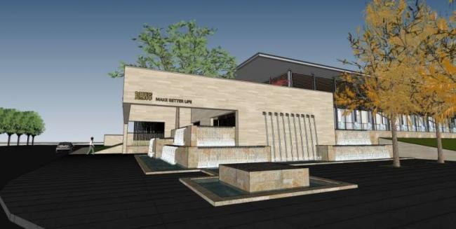 Sketchup办公模型|多层办公楼，现代风格