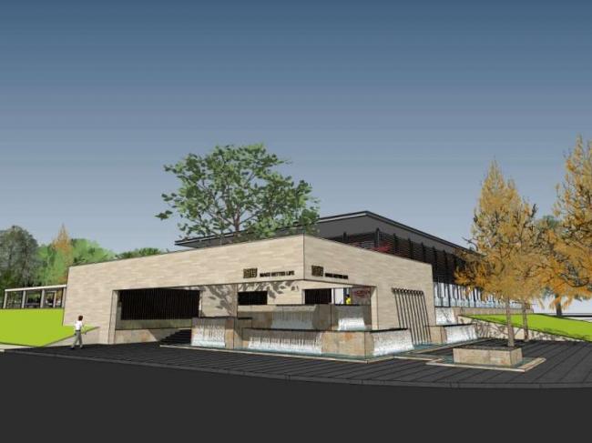 Sketchup办公模型|多层办公楼，现代风格