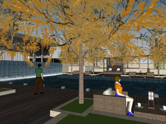 Sketchup办公模型|多层办公楼，现代风格