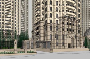 Sketchup住宅模型|高层住宅，古典风格-BIM建筑网