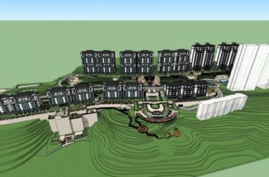 Sketchup住宅模型|高层住宅小区，居住建筑，古典风格-BIM建筑网