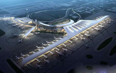 Sketchup车站路桥|机场，现代风格