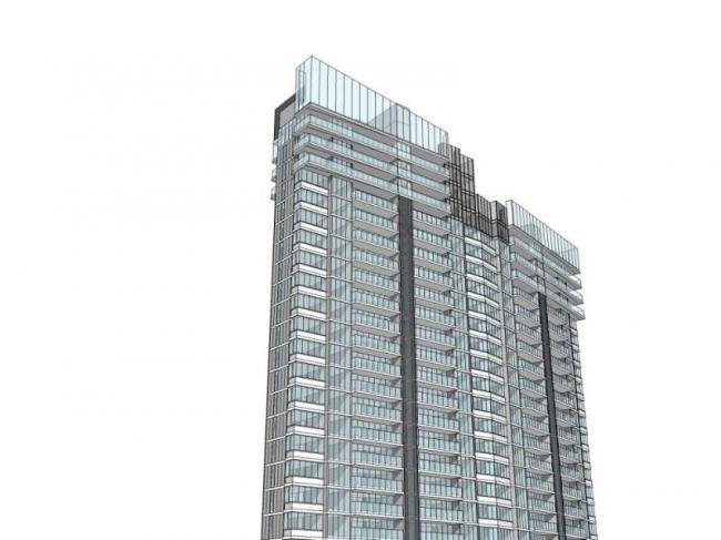 Sketchup住宅模型|高层住宅，现代风格