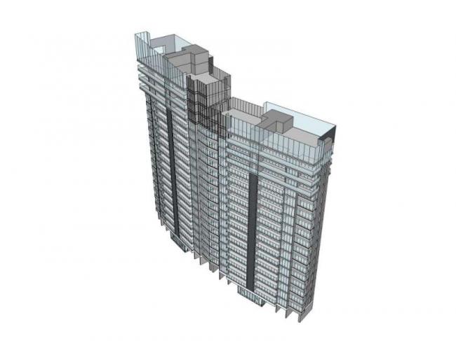 Sketchup住宅模型|高层住宅，现代风格