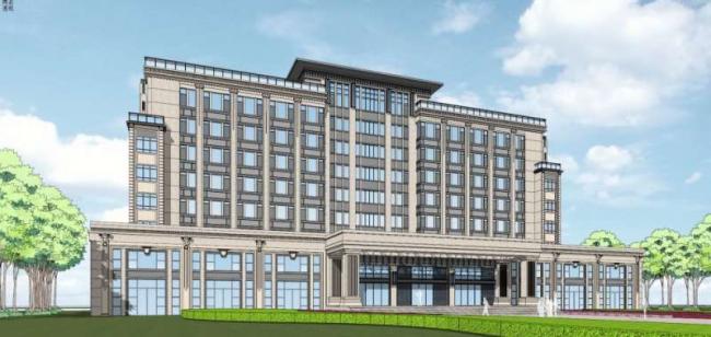 Sketchup办公模型|多层办公楼，现代风格