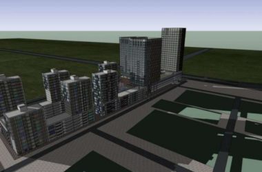 Sketchup住宅模型|高层住宅，现代风格-BIM建筑网