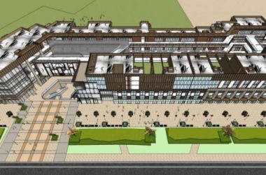 Sketchup商业模型|多层商业街，现代风格-BIM建筑网