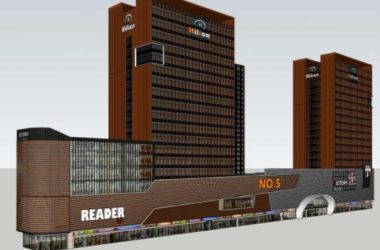 Sketchup综合体模型|多高层综合体，办公，底层商业，酒店，公寓，古典风格-BIM建筑网