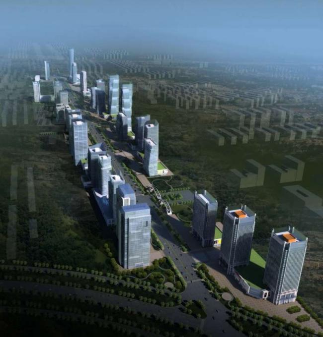 Sketchup综合体模型|超高层综合体，办公楼，底层商业，酒店，公寓，住宅，现代风格