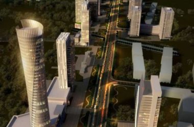 Sketchup综合体模型|超高层综合体，办公楼，底层商业，酒店，公寓，住宅，现代风格-BIM建筑网