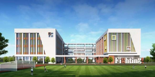 Sketchup学校模型|多层小学学校，校园教育建筑，现代风格