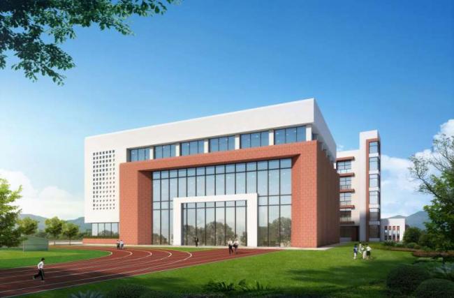 Sketchup学校模型|多层小学学校，校园教育建筑，现代风格