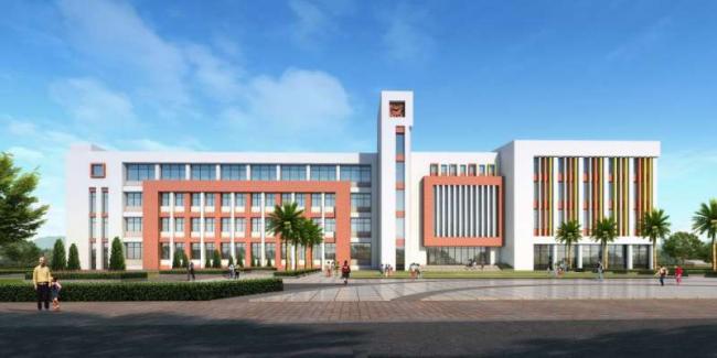 Sketchup学校模型|多层小学学校，校园教育建筑，现代风格