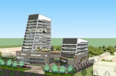 Sketchup办公模型|高层办公楼，现代风格-BIM建筑网