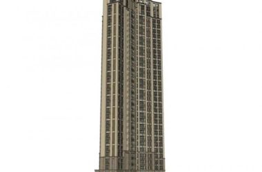 Sketchup住宅模型|超高层住宅楼，古典风格-BIM建筑网