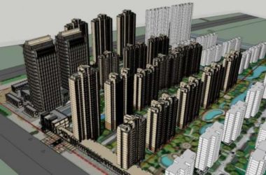 Sketchup住宅模型|超高层住宅，底层商业，古典风格-BIM建筑网