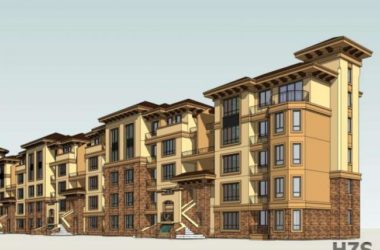 Sketchup住宅模型|多层联排住宅，欧式风格-BIM建筑网