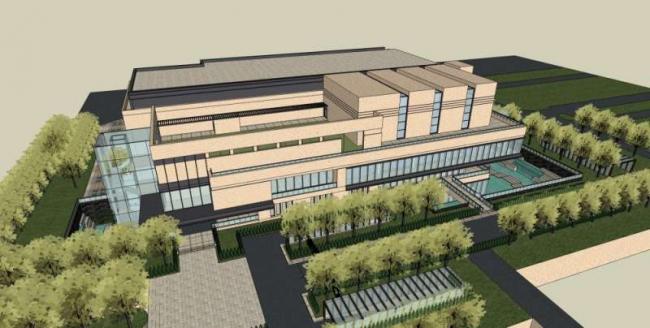 Sketchup商业模型|多层商业会所，现代风格