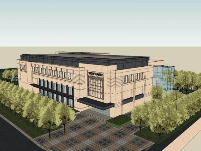 Sketchup商业模型|多层商业会所，现代风格