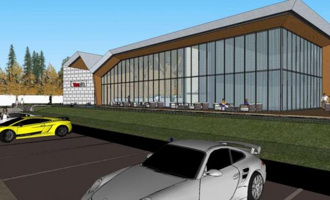 Sketchup商业模型|多层售楼处，现代风格