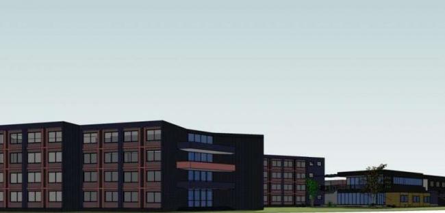 Sketchup酒店模型|多层旅馆，现代风格