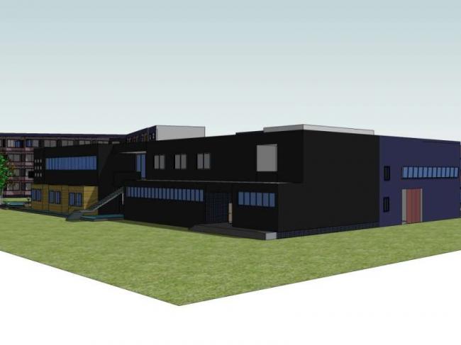 Sketchup酒店模型|多层旅馆，现代风格