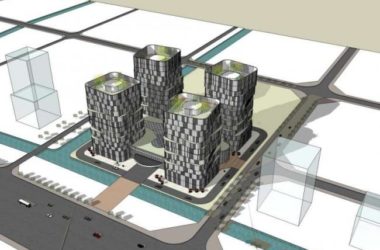 Sketchup综合体模型|多高层综合体，办公，底层商业，酒店，公寓，现代风格-BIM建筑网