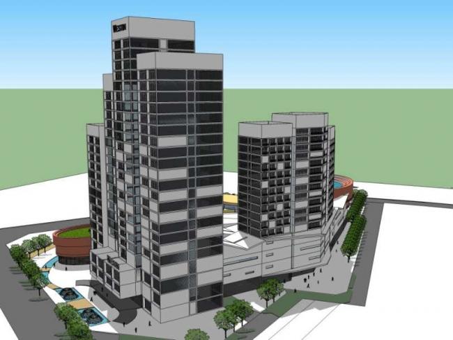 Sketchup酒店模型|高层酒店，现代风格