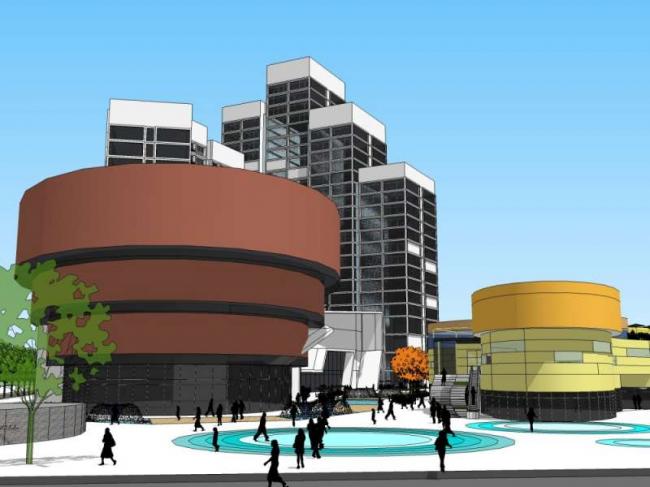 Sketchup酒店模型|高层酒店，现代风格