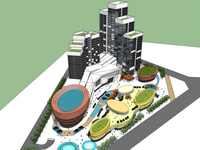 Sketchup酒店模型|高层酒店，现代风格