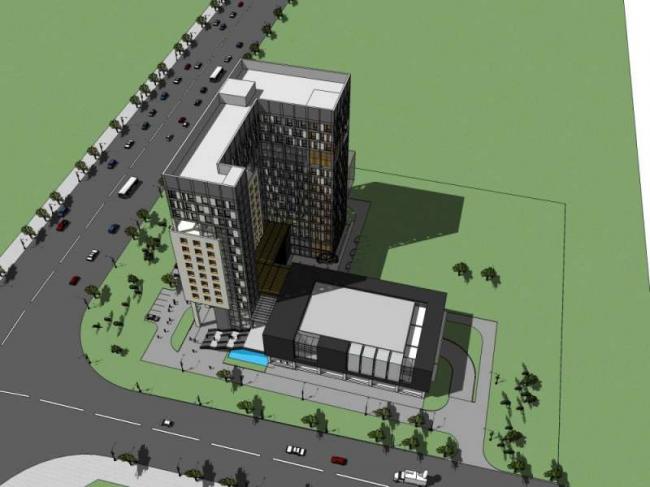 Sketchup酒店模型|高层酒店，现代风格