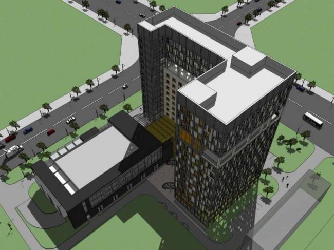 Sketchup酒店模型|高层酒店，现代风格