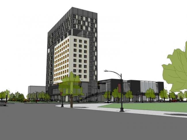 Sketchup酒店模型|高层酒店，现代风格