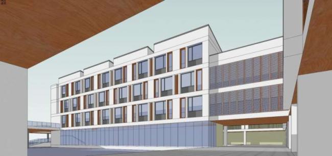 Sketchup学校模型|多层学校，校园教育建筑，现代风格