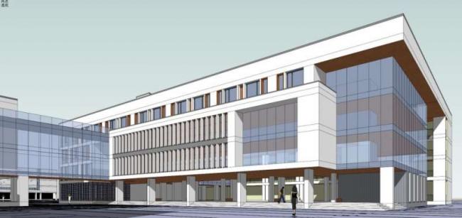 Sketchup学校模型|多层学校，校园教育建筑，现代风格