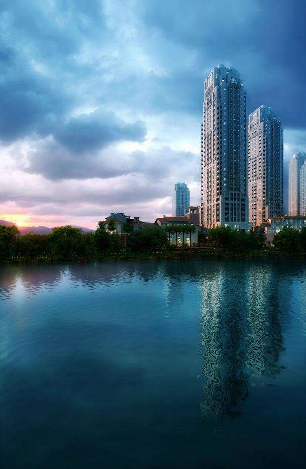 Sketchup住宅模型|超高层住宅楼，古典风格