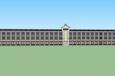 Sketchup商业模型|商业街道建筑，古典风格-BIM建筑网
