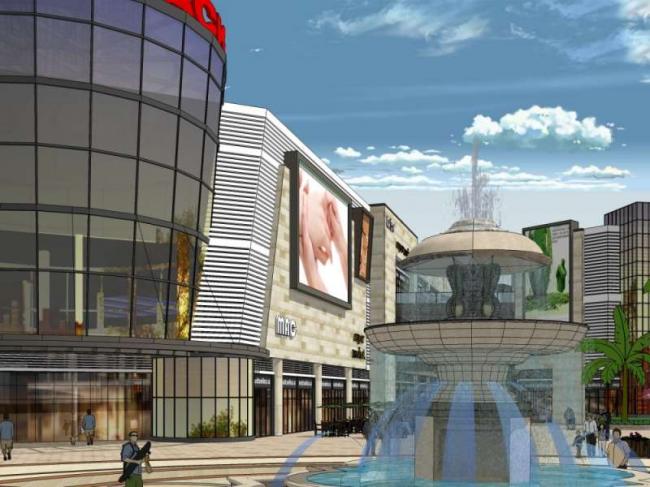 Sketchup综合体模型|多高层商业综合体，住宅，办公，酒店，古典风格