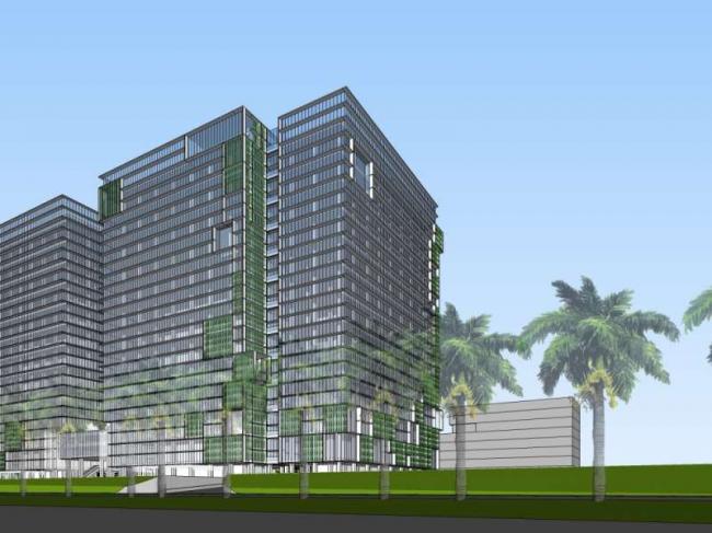 Sketchup办公模型|高层产业园，办公楼，现代风格