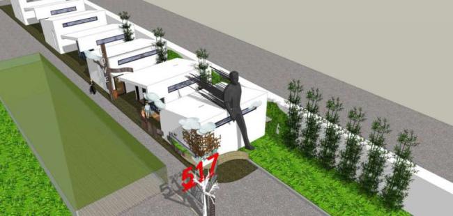 Sketchup文化模型|多层文化长廊，文化建筑，现代风格