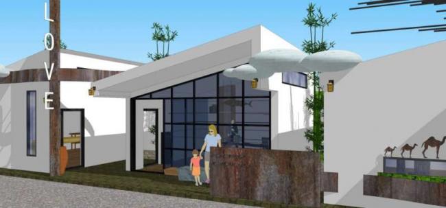 Sketchup文化模型|多层文化长廊，文化建筑，现代风格