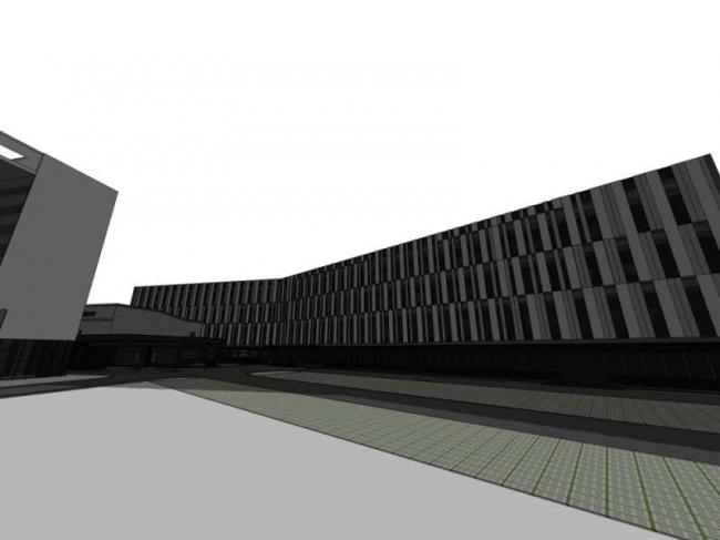 Sketchup综合体模型|多层商业综合体，办公，酒店，现代风格