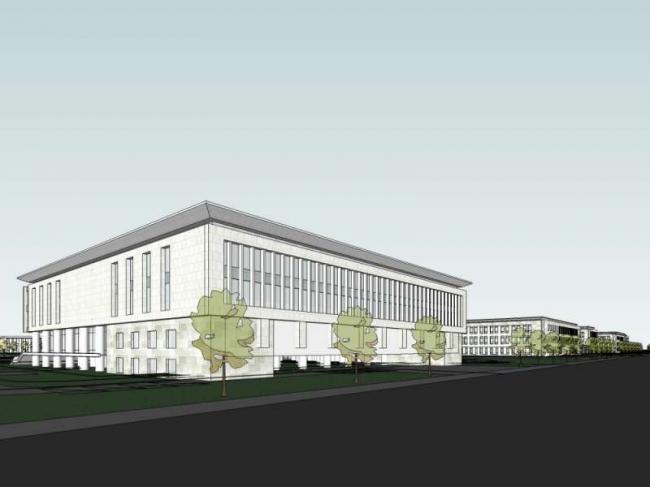 Sketchup文化模型|多层展览馆，文化建筑，现代风格