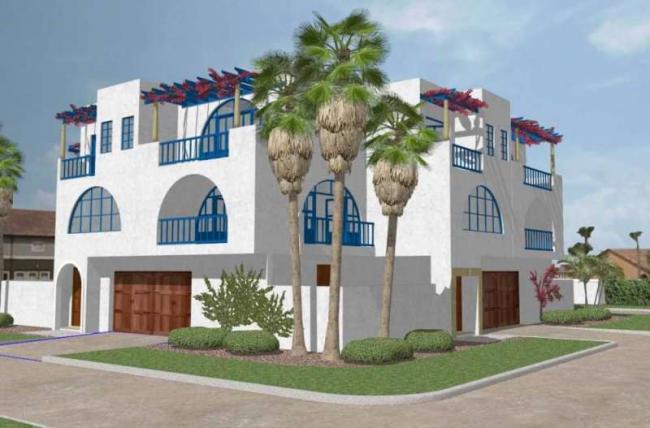 Sketchup住宅模型|多层住宅,欧式古典风格-BIM建筑网