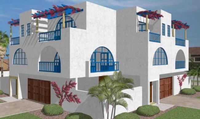 Sketchup住宅模型|多层住宅，欧式古典风格