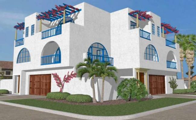 Sketchup住宅模型|多层住宅，欧式古典风格